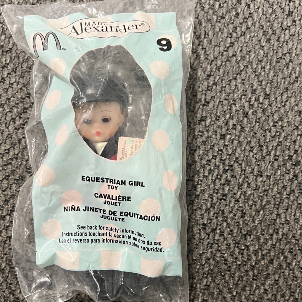 Madame Alexander Equestrian Doll with Black Outfit #9